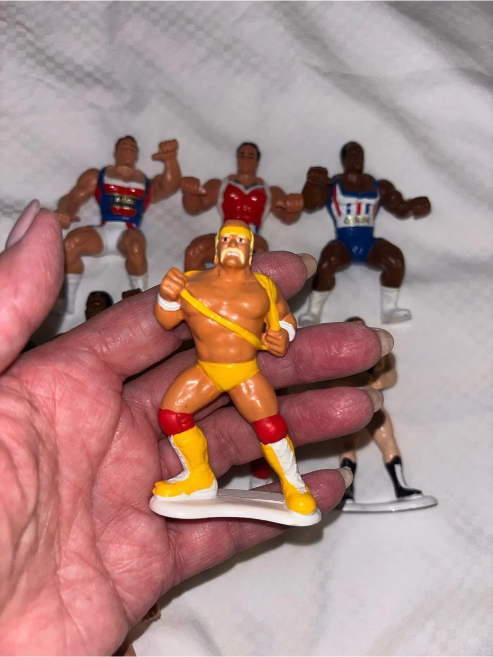 WWF Star Toys PVC Mini Figures Lot Hulk Hogan Lex Luger Wrestling